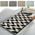 thumbnail image 1 of Under $5! InsCrazy Bathroom Rugs Bathroom Water Absorbent Door Mat Quick Dry Entry Mat for Shower Room Solid Color Non-Slip Rug for Toilet Entrance 17" x 24", 1 of 7