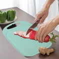 thumbnail image 1 of Clearance Under $5! InsCrazy Cutting Board for Kitchen Reversible Easy Grip Handle Grooves Kitchen Meat Veggies for Kitchen, Cooking and Camping 14" X 8", 1 of 6
