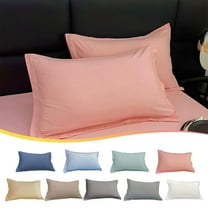 Clearance Under $5! InsCrazy Pillow Case, King Size Pillowcases Set of 2, Soft Brushed Microfiber Fabric, Wrinkle and Fade Resistant Pillow Covers 20 X 30 Inches