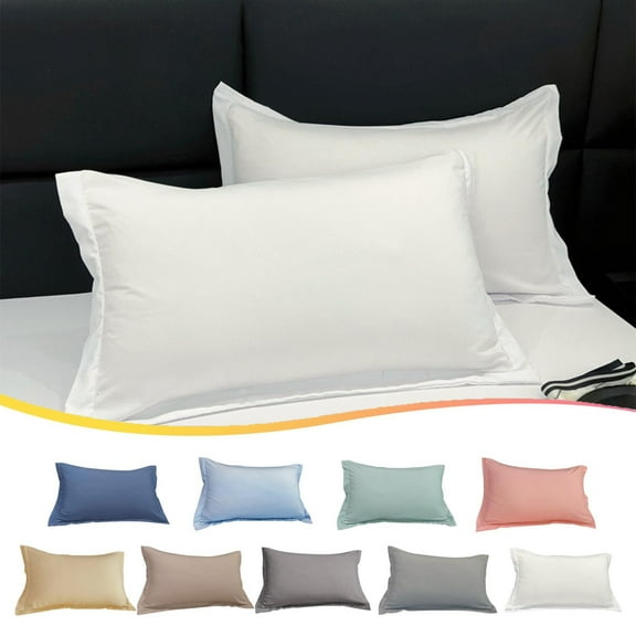 Clearance Under $5! InsCrazy Pillow Case, King Size Pillowcases Set of 2, Soft Brushed Microfiber Fabric, Wrinkle and Fade Resistant Pillow Covers 20 X 30 Inches