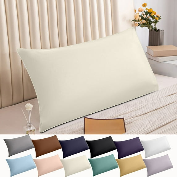 Clearance Under $5! InsCrazy Pillow Cases Pillow Covers, King Size Pillowcase for Adults, Brushed Microfiber Breathable and Velvet Soft Pillowcases 20 X 30inches