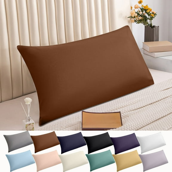 Clearance Under $5! InsCrazy Pillow Cases Pillow Covers, King Size Pillowcase for Adults, Brushed Microfiber Breathable and Velvet Soft Pillowcases 20 X 30inches