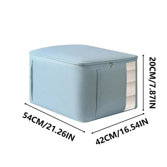 Clearance Under $5! InsCrazy Storage Bags with Lids Large Capacity Storage Box Silk Quilt Sorting Bag Down Bedding Special Thickened Foldable Storage Bags