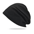 thumbnail image 1 of Joau Cotton Slouchy Hats for Men Women, Unisex Lighweight Oversized Large Hip-Hop Caps Soft Warm Skull Caps for Chemo Night Sleeping, 1 of 2