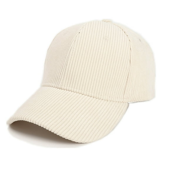 Joau Unisex Classic Corduroy Baseball Caps Adjustable Buckle Curved Brim Vintage Low Profile Unconstructed Plain Dad Hat for Women Men