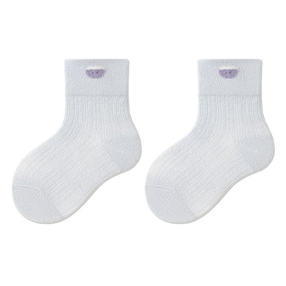 Vibrex Children's Boys And Girls Solid Mid LengthTube Socks Sports Socks Sweat Absorbing And Odor Proof Socks