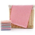 thumbnail image 1 of Clearance! under $5 Kitchen Dish Towels 16 Inch X 25 Inch Cotton Kitchen Towels and Dishcloths Dish Cloths for Washing Dishes Dish Rags for Drying Dishes Kitchen Wash Clothes for Home & Kitchen Red2, 1 of 8