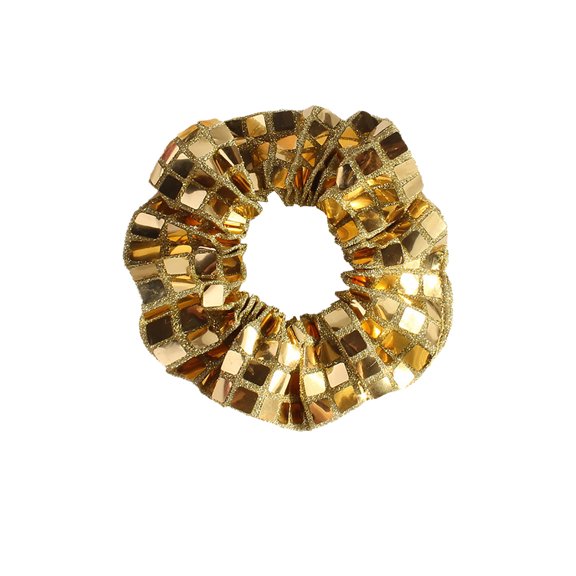 Clearance Under $5 Miqool Hair Scrunchies, Sequin Scrunchies Elastic Stretch Sparkly Glitter Scrunchie Hair Tie Ponytail Holders Bun Cover for Girls and Women