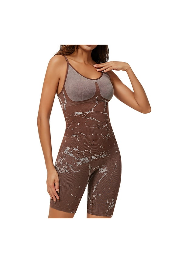 Shorts Bodysuit for Women Tummy Control Shapewear Seamless Body Shaper Sexy Butt Lifting Thigh Slimmer One Piece Bodycon Short Jumpsuit