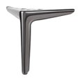 thumbnail image 1 of Clearance Under $5 | Modern Metal Replacement Sofa Couch Feet Heavy Duty Non-Scratch Floor Protection Metal Furniture Legs With Rubber Base Pads(15cm,Gray), 1 of 8