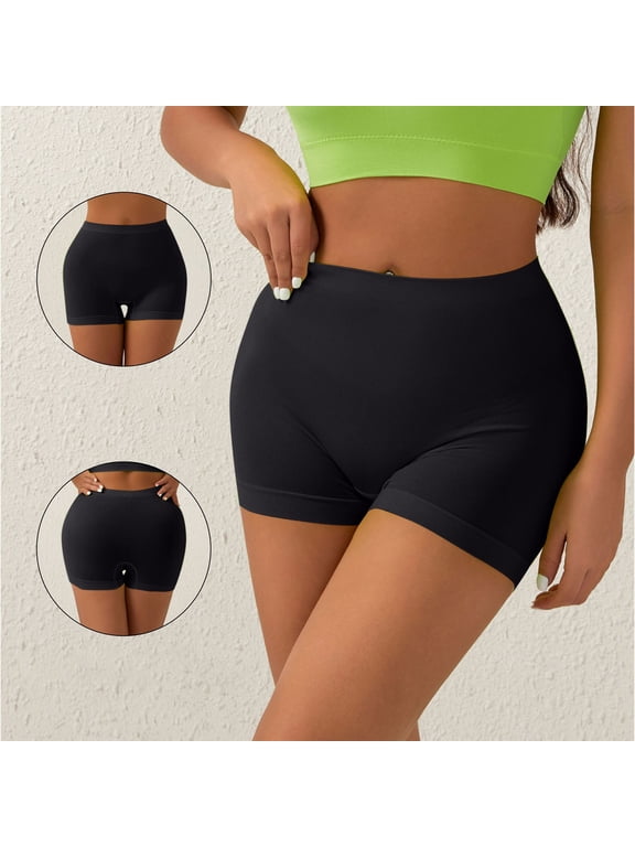 Under $5 PEONAVET Womens 5" Biker Shorts with Pocket Athletic High Waisted Yoga Workout Shorts Workout Tummy and Control Summer Cycling Running GBike Short Leggings - Summer's Top Trends