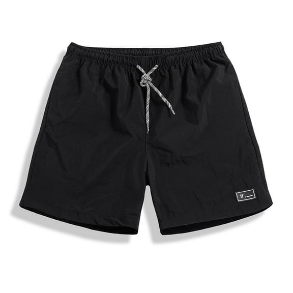 Clearance Under $5 Pitauce Athletic Shorts for Men Plus Size Solid Color Elastic Waist Short Pants Casual Loose Fit Drawstring Gym Workout Shorts with Pocket on Clearance