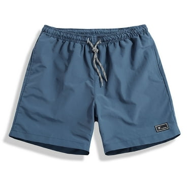 Clearance Under $5 Pitauce Athletic Shorts for Men Plus Size Solid Color Elastic Waist Short Pants Casual Loose Fit Drawstring Gym Workout Shorts with Pocket on Clearance