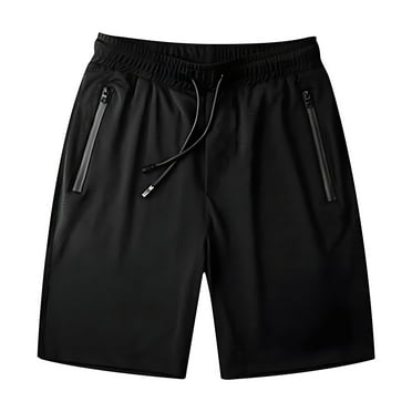 Up to 65% off Pitauce Gym Shorts Men Soft Ice Silk Breathable Quick Drying Sweatpants Summer Fitness Running Stretch Yoga Pants with Pocket on Clearance