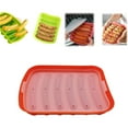 thumbnail image 1 of Clearance Under $5 Sausage Molder Silicone Corn Dog Maker Silicone Hot Dog Sausage Maker Non Stick Flexible Hotdog Maker 6 Cavity Baking Cooking Steaming, 1 of 8