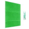 thumbnail image 1 of Clearance Under 5$ Self-Adhesive Pleated Curtains Green, Loetky Household Cordless Blind Light Filtering Fabric Pleated Shade for Balcony Cafe Window Bathroom Curtain 35.4 X 59 Inch, 1 of 7