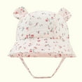 thumbnail image 1 of Shldybc 4th of July Hats, Toddler Baby Summer Sun Protection Fashion Print Outdoor Sun-hat Cute Bear Ears Sunscreen Hat Cap, 1 of 4