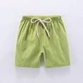 thumbnail image 1 of FAMTKT Boys Shorts, Kids Fashion Pants, Toddler Kids Baby Boy Girls Fashion Cute Solid Color Linen Pants Sports Casual Shorts, Girls Shorts, 1 of 4