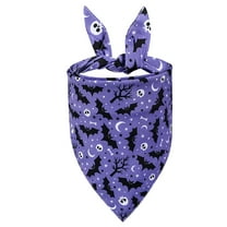 FAMTKT Halloween Adjustable Fashion Pet Bib Dog Saliva Towel Pet Supplies