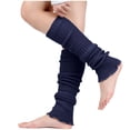 thumbnail image 1 of Clearance under $5-Shldybc Knee Leg Warmers for Women Woolen Warm Knitted Socks Thermal Long Boot Socks Over-the-knee Socks Winter Sleeve Footless Sock Stockings Winter Heap Socks Foot Warmers, 1 of 1