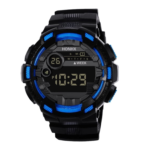 FAMTKT Men's Wrist Watches, Honhx Four Styles of Cool Sports Electronic Strap with Four Buttons, Gifts for Him