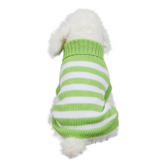 FAMTKT Popular Fashion Pet Winter Warm Sweater Interval Color Pet Clothes Pet Sweater, Dog Birthday Party Supplies, Pet Clothes
