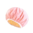 thumbnail image 1 of FAMTKT Shower Cap, Reusable Bath Shower Caps for Women, Cute Printed Shower Cap Color Ding Lining Hair Care Cap PE Care Mask Makeup Cap Sleeping Cap, 1 of 1