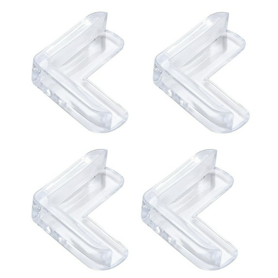 Clearance Under 5$ Sofa Protective Cover FNGZ Transparent Anti-Collision Corner L-Shaped (4Pc), Corner Protectors Transparent Plastic Table Corner Guards For Child 4Pc
