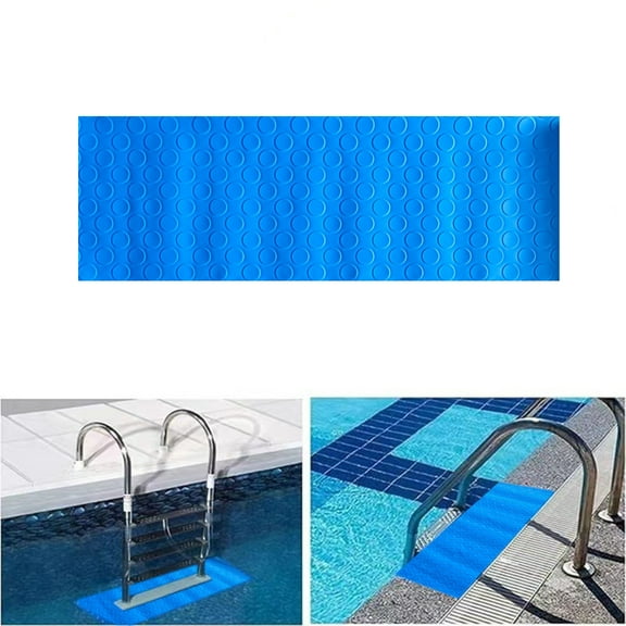 Swimming Pool Ladder Mat,Large Pool Ladder Pad with Non-slip Texture,Protective Pool Step Pad for Above Ground Swimming Pools Liner and Stairs - Multiple Sizes