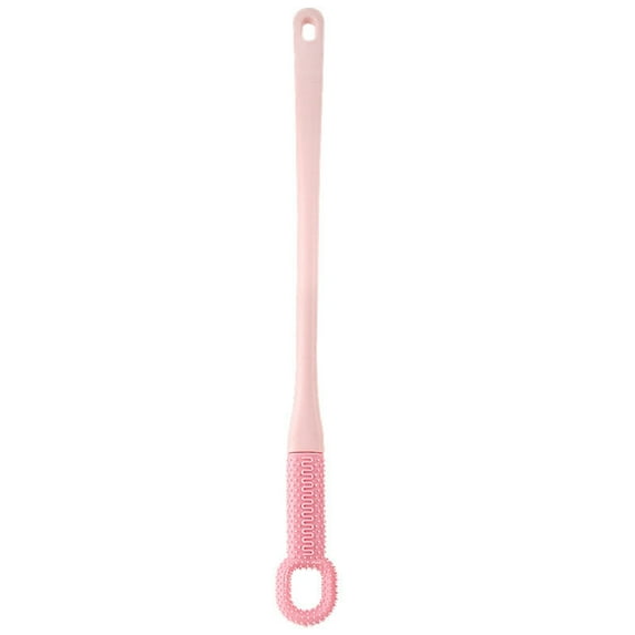 Clearance! Under $5 Toe Cleaning Brush Foot Scrubber Long Handle Toe Brush No Bending To The Dead Skin of The Feet Suitable for The Elderly Pregnant Women( Roundhead) A