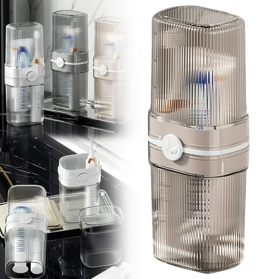 Clearance! Under $5 Travel Toothbrush Cup Case Toothbrush Travel Container Portable Travel Toothbrush Holder Toothpaste Storage for School Camping Bus