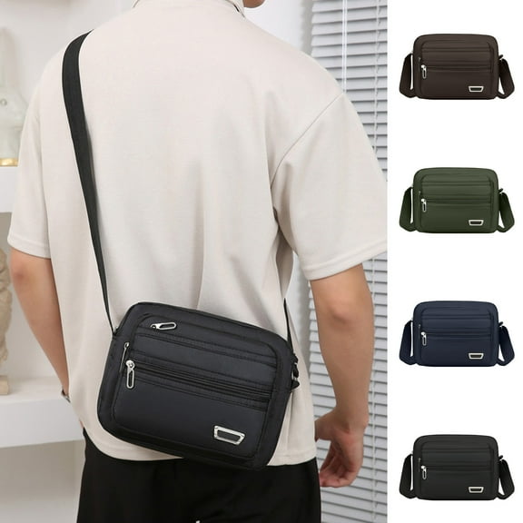 under $5 Usloyux Large Crossbody Fanny Pack Belt Bag for Women Men with Small Crossbody Bags for Women Men Cell Phone Purse Fanny Pack with Adjustable Strap