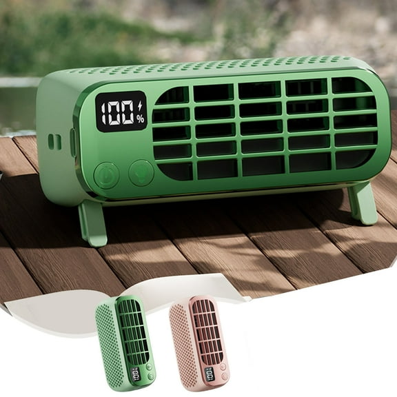 under $5 Usloyux Portable Desk Fan USB Rechargeable Battery Operated Mini Lightweight Makeup Fans Cooling Speed Adjustable Cute Design Ultra Quiet Pocket Fan for Travel