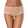 thumbnail image 1 of Clearance Sales Today Deals Prime Women's Panties Women's Solid Color Three Layer Anti Lateral Leakage Conservative Mid Waist Pants Womens Underwear, 1 of 4