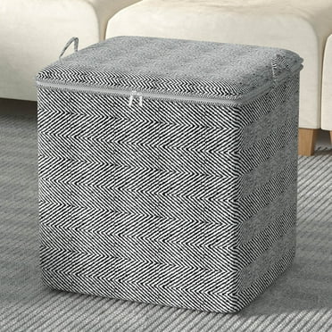 Clearance Under $5! Wzzjkit Storage Bins with Lids Large Capacity Stackable High Load-bearing Storage Bag for Bedroom Storage Of Clothes Comforter Blankets and Pillows Storage Bags on Clearance
