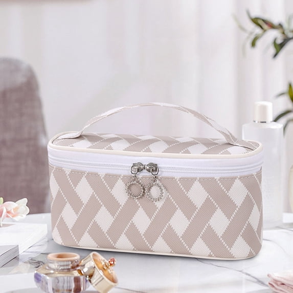 Clearance Under $5! Wzzjkit Portable Makeup Bag Storage Bins with Lids Large Storage Capacity Storage Bag for Bedroom Storage Of Clothes Comforter Blankets and Pillows Storage Bags on Clearance