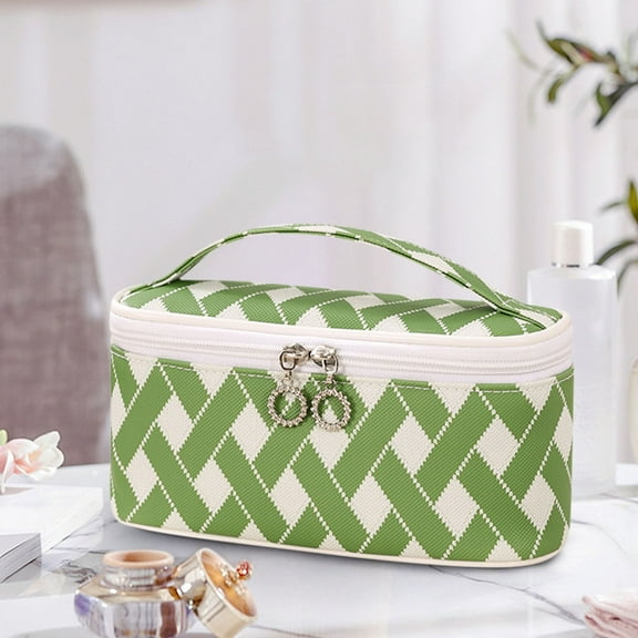 Clearance Under $5! Wzzjkit Portable Makeup Bag Storage Bins with Lids Large Storage Capacity Storage Bag for Bedroom Storage Of Clothes Comforter Blankets and Pillows Storage Bags on Clearance