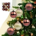 thumbnail image 1 of Under $5!Yyuenw 9 pcs Christmas Balls Ornaments, 2.36in (60mm) Shatterproof Decorative Hanging Balls for Xmas Tree, Holiday Wedding Party Decoration Baubles Set Christmas Decorations, 1 of 5