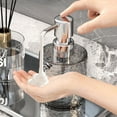 thumbnail image 1 of Clearance Under $5!Yyuenw Clear Plastic Soap Dispenser with Rust Proof Pump, Floral Design Rose Patterns, Heavy Weight Thick Glass for Bathroom, Premium Kitchen Soap Dispenser, 1 of 5