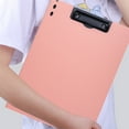 thumbnail image 1 of Clearance Under $5!Yyuenw Clipboard with Storage, Multi-Functional A4 Student Folder With Exam Mat, Clear Visible Top Panel Storage Clipboards,Side Opening Clip Boards - Ideal For School Office Use, 1 of 5