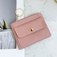 thumbnail image 1 of Clearance Under $5!Yyuenw PU Leather Coin Pouch Women Multifunctional Classic Fashion Change Wallet with Snap Pocket and Keyring for Storing Coin Cards, 1 of 5