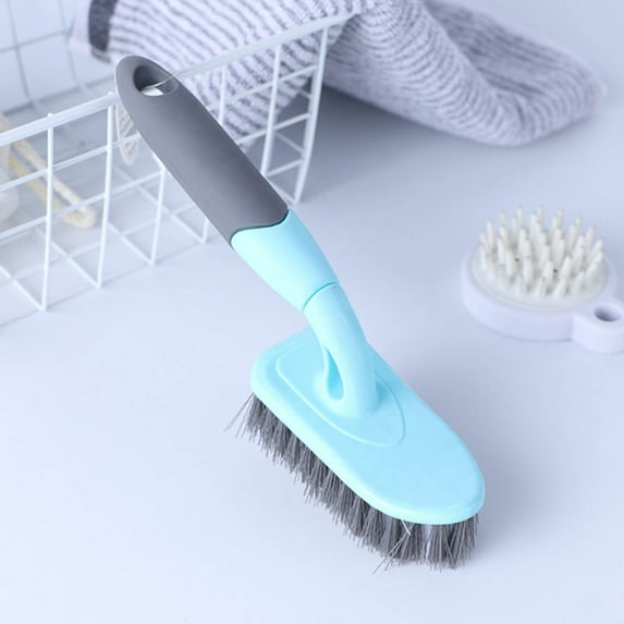 Clearance Under $5!Yyuenw Scrub Brush, Cleaning Shower Scrubber with Ergonomic Handle and Durable Bristles, Scrub Brushes for Cleaning Bathroom/Shower/Tile/Kitchen/Floor/Bathtub/Carpet