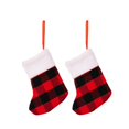 thumbnail image 1 of Clearance Under $5 christmas decor shop, Hwkond 2PC Christmas Gift Christmas Stocking Christmas Decorations Ornaments Candy Bag christmas decorations indoor, 1 of 8