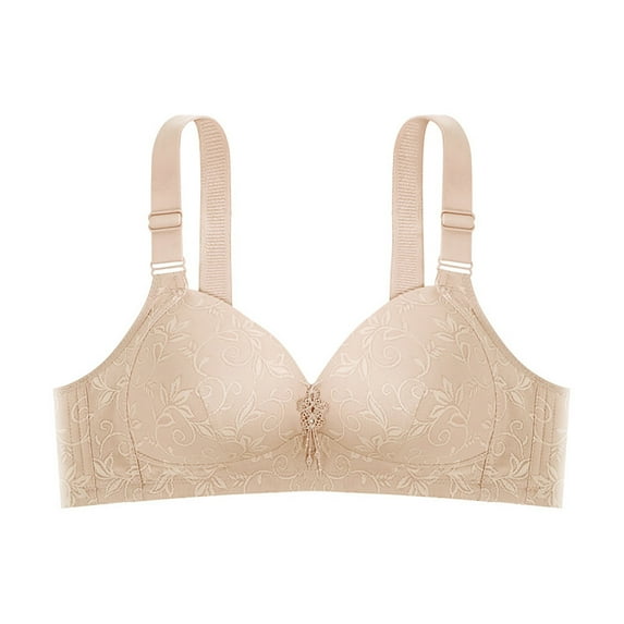 purcolt Women's Wireless T-Shirt Bra Comfortable Push Up Bra Full Coverage Lightly Lined Bra Everyday Bras with Soft Support and Lift