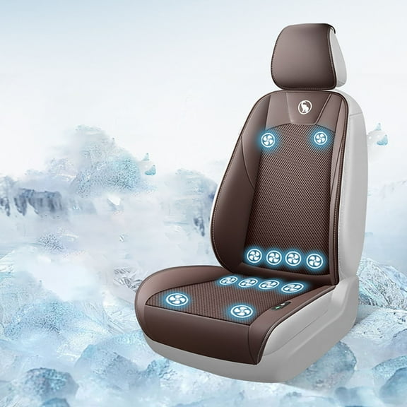 Clearance Up to 50% off Car Cushion Seat Hwkond Blow Massage Seat Cushion 12V Sedan Ice Silk Summer Truck Fan Cool Cushion For Car Ventilation Conditioning Seat Cushion