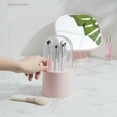 thumbnail image 1 of Clearance 50% ZKCCNUK Storage Makeup Brush Storage Cosmetic Storage Box Transparent Belt Pearl Eye Shadow Brush Storage Bucket Closet Organizers and Storage, 1 of 4