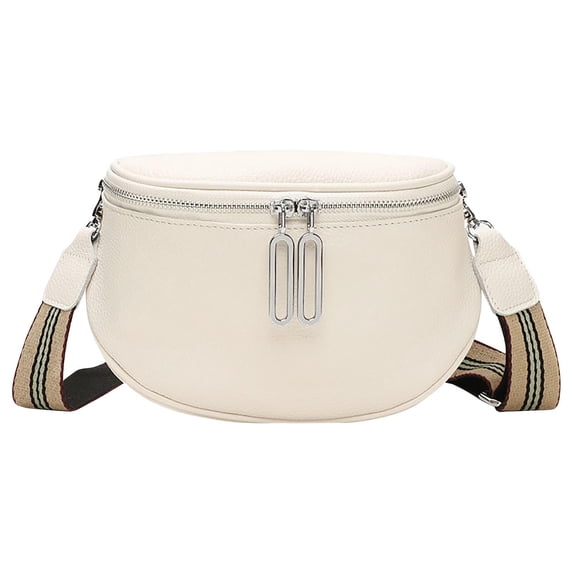 Clearance 50% ZKCCNUK Storage New Leather One Shoulder Crossbody Bag Canvas Large Capacity Multi Compartment Artificial Leather Women's Bag, Storage Containers for Home