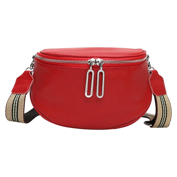 Clearance 50% ZKCCNUK Storage New Leather One Shoulder Crossbody Bag Canvas Large Capacity Multi Compartment Artificial Leather Women's Bag, Storage Containers for Home