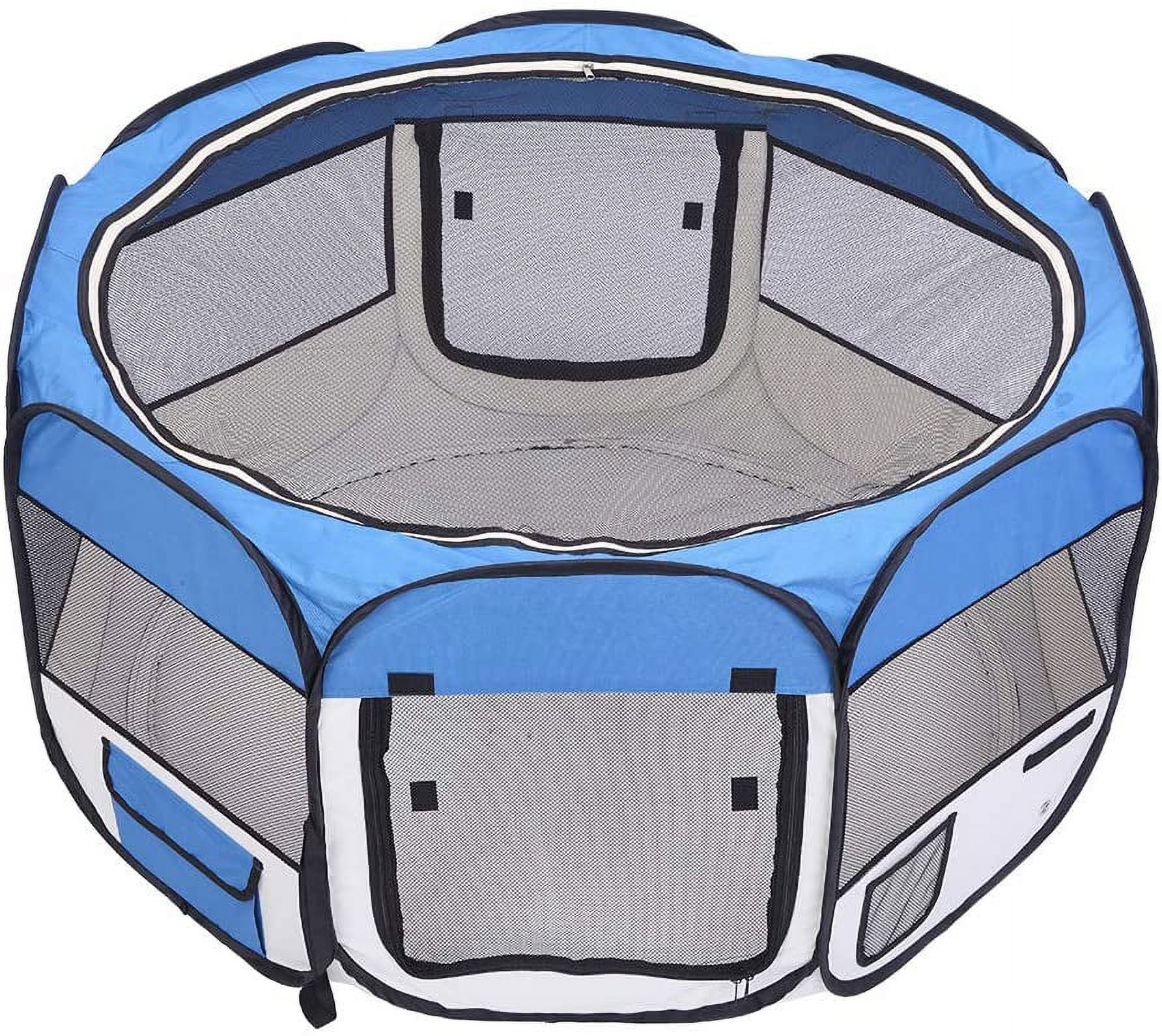 Clearance! 57" Pet Playpen, Foldable Dog Playpens, Portable Exercise