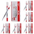 thumbnail image 1 of Clearance 5PCS Long Head Deep Hole Marker Pens,20Mm Long Nib Marker,Longs Nose Markers,Waterproof Construction Markers Marking Tool,Permanent Markers Carpenter Ink Marker Pens,Metal Marking Pens,Red, 1 of 5